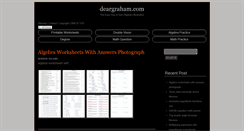 Desktop Screenshot of deargraham.com